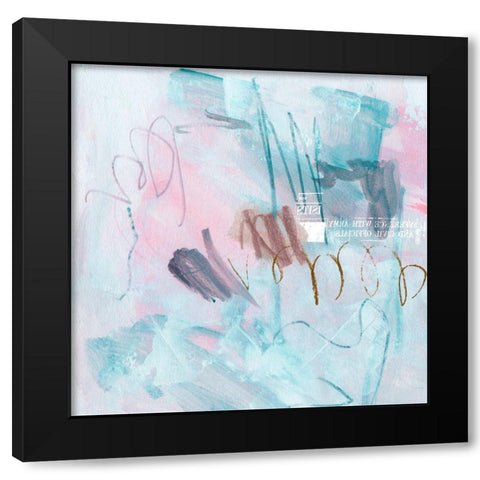 For Ages V Black Modern Wood Framed Art Print with Double Matting by Wang, Melissa