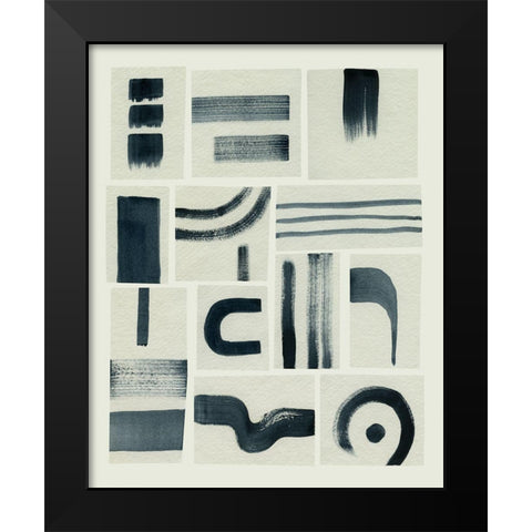 Modern Marks II Black Modern Wood Framed Art Print by Popp, Grace