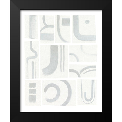 Modern Marks III Black Modern Wood Framed Art Print by Popp, Grace