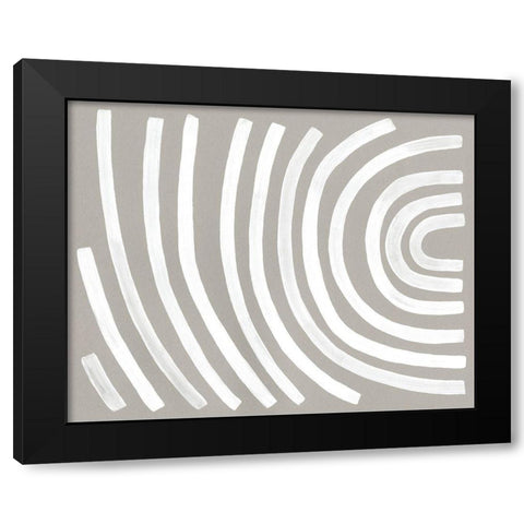 Broken Rainbow I Black Modern Wood Framed Art Print with Double Matting by Caroline, Emma