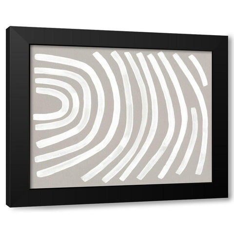 Broken Rainbow II Black Modern Wood Framed Art Print by Caroline, Emma