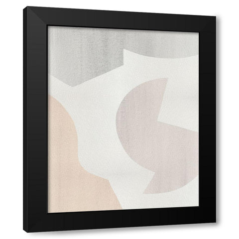 Shaping Soft II Black Modern Wood Framed Art Print with Double Matting by Popp, Grace