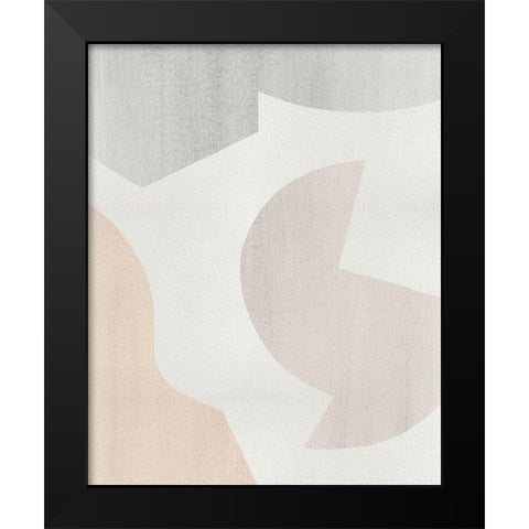 Shaping Soft II Black Modern Wood Framed Art Print by Popp, Grace