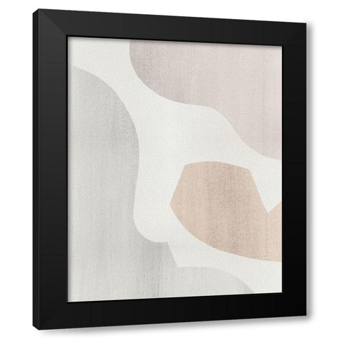 Shaping Soft III Black Modern Wood Framed Art Print with Double Matting by Popp, Grace