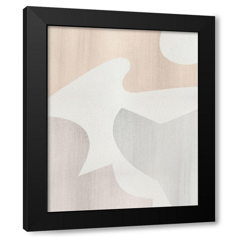 Shaping Soft IV Black Modern Wood Framed Art Print with Double Matting by Popp, Grace