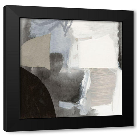 Monochrome Remnants III Black Modern Wood Framed Art Print with Double Matting by Barnes, Victoria