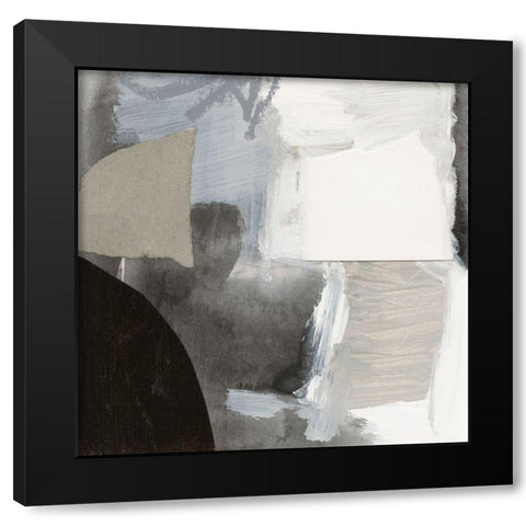 Monochrome Remnants III Black Modern Wood Framed Art Print by Barnes, Victoria