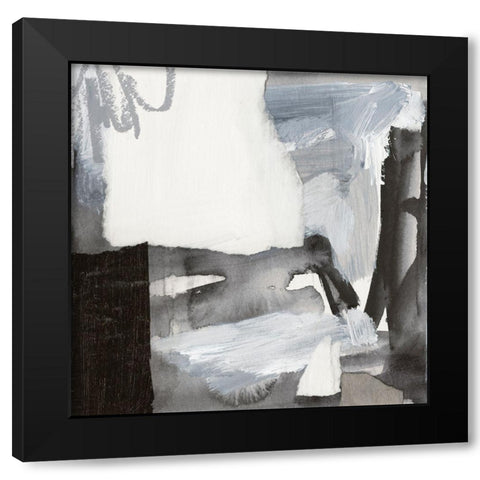 Monochrome Remnants IV Black Modern Wood Framed Art Print with Double Matting by Barnes, Victoria