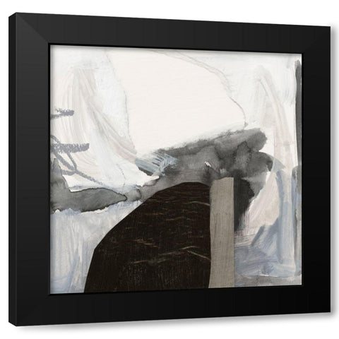 Monochrome Remnants V Black Modern Wood Framed Art Print with Double Matting by Barnes, Victoria