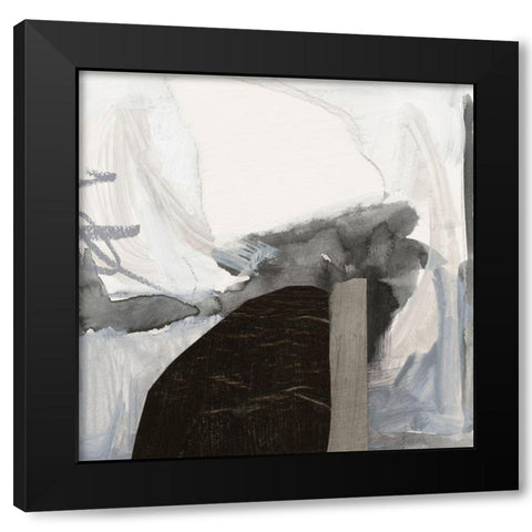 Monochrome Remnants V Black Modern Wood Framed Art Print by Barnes, Victoria