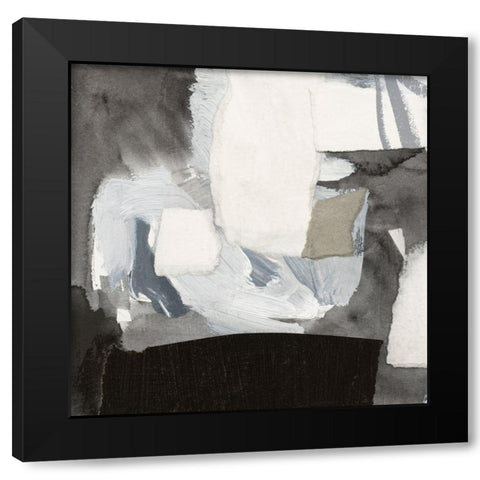 Monochrome Remnants VI Black Modern Wood Framed Art Print by Barnes, Victoria