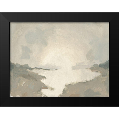 Smoke River I Black Modern Wood Framed Art Print by Green, Jacob