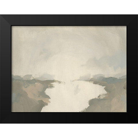 Smoke River II Black Modern Wood Framed Art Print by Green, Jacob
