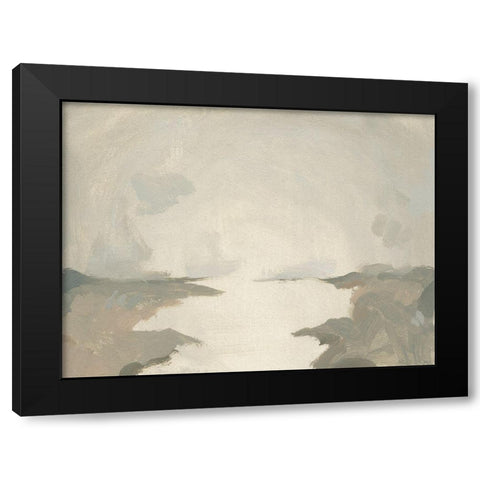 Smoke River IV Black Modern Wood Framed Art Print by Green, Jacob