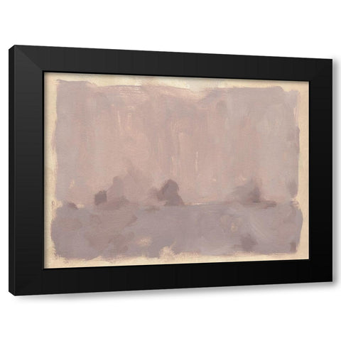 Foggy Inland III Black Modern Wood Framed Art Print with Double Matting by Green, Jacob