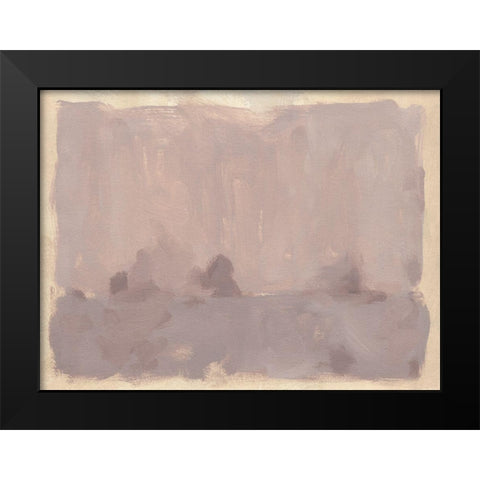 Foggy Inland III Black Modern Wood Framed Art Print by Green, Jacob