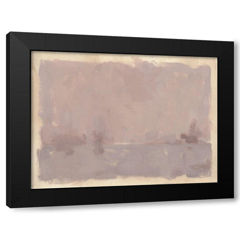 Foggy Inland IV Black Modern Wood Framed Art Print with Double Matting by Green, Jacob