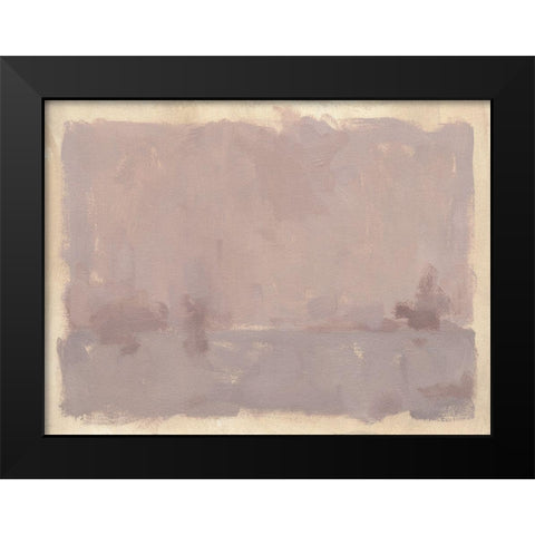 Foggy Inland IV Black Modern Wood Framed Art Print by Green, Jacob