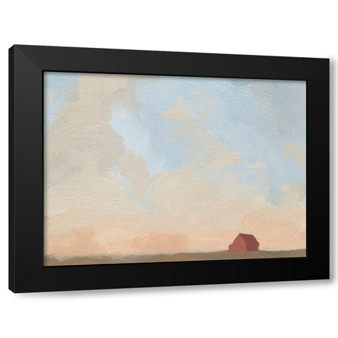 Late Summer Sky II Black Modern Wood Framed Art Print with Double Matting by Green, Jacob