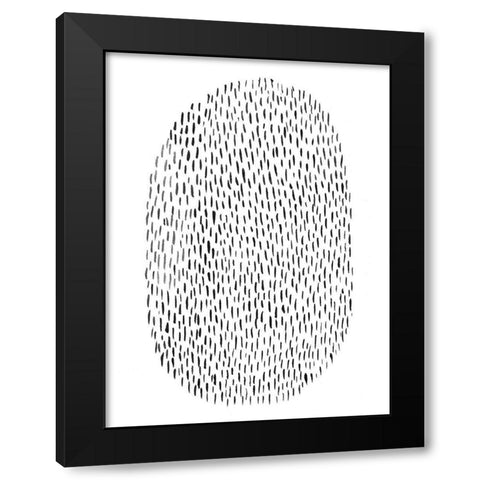 Unpretentious I Black Modern Wood Framed Art Print by Moore, Regina