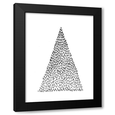 Unpretentious II Black Modern Wood Framed Art Print with Double Matting by Moore, Regina