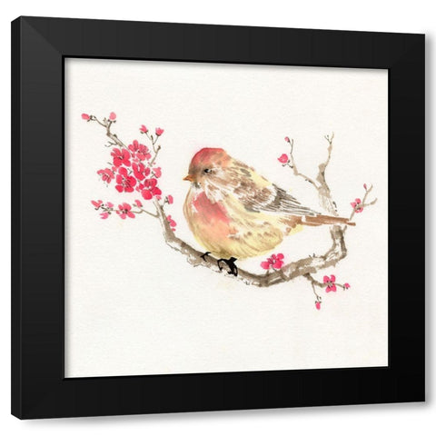 All Puffed Up Black Modern Wood Framed Art Print with Double Matting by Rae, Nan