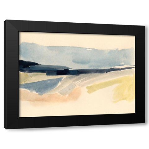 Horizon Swash I Black Modern Wood Framed Art Print by Barnes, Victoria