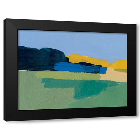 Landscape Blocks II Black Modern Wood Framed Art Print by Barnes, Victoria