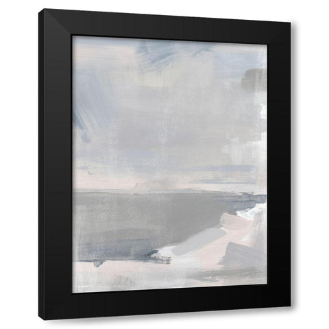 Neutral Lake Bed I Black Modern Wood Framed Art Print with Double Matting by Parker, Jennifer Paxton