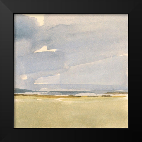 Distant Boundary I Black Modern Wood Framed Art Print by Barnes, Victoria