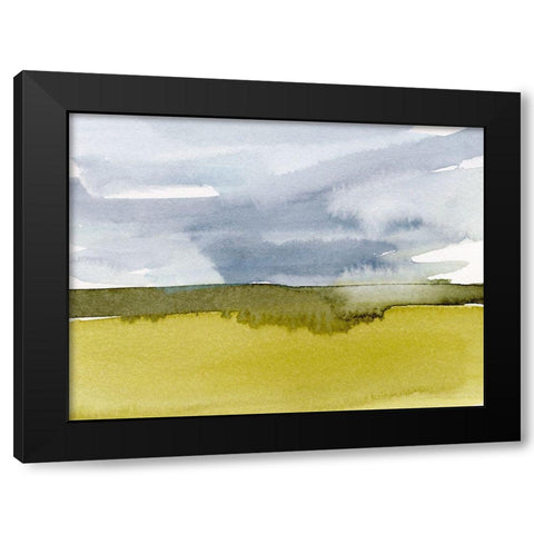 Splashy Meadow IV Black Modern Wood Framed Art Print by Barnes, Victoria