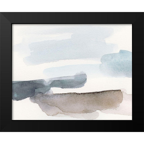 Coastal Tones IV Black Modern Wood Framed Art Print by Barnes, Victoria