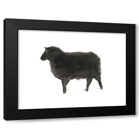 European Farm Collection V Black Modern Wood Framed Art Print with Double Matting by Harper, Ethan