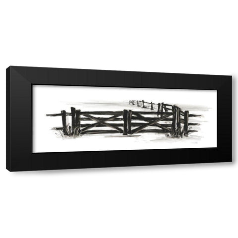 European Farm Collection XII Black Modern Wood Framed Art Print with Double Matting by Harper, Ethan