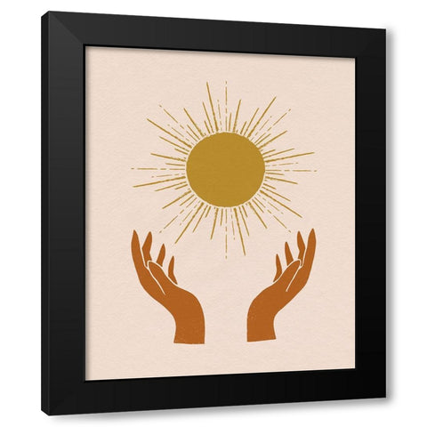 Celestial Reach I Black Modern Wood Framed Art Print by Barnes, Victoria