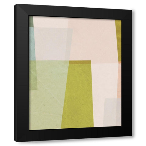 Overlapping Planes VI Black Modern Wood Framed Art Print by Barnes, Victoria