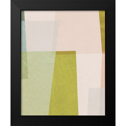 Overlapping Planes VI Black Modern Wood Framed Art Print by Barnes, Victoria