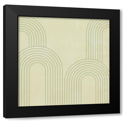 Sage Arches IV Black Modern Wood Framed Art Print with Double Matting by Barnes, Victoria