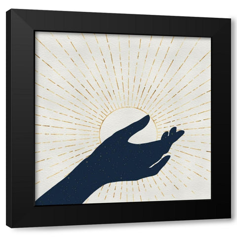 Palm Sunday II Black Modern Wood Framed Art Print with Double Matting by Popp, Grace