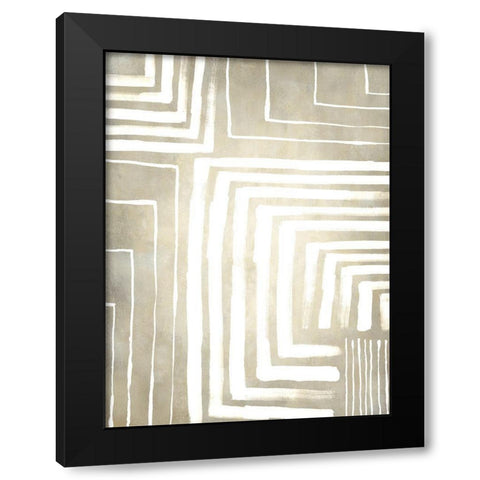 Neighborhood Maps II Black Modern Wood Framed Art Print with Double Matting by Parker, Jennifer Paxton