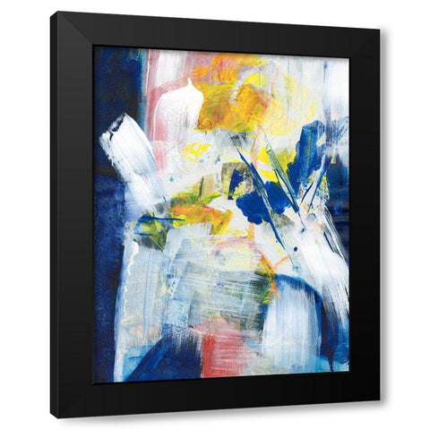 Cooler Days I Black Modern Wood Framed Art Print with Double Matting by Combs, Joyce