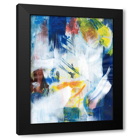 Cooler Days II Black Modern Wood Framed Art Print with Double Matting by Combs, Joyce