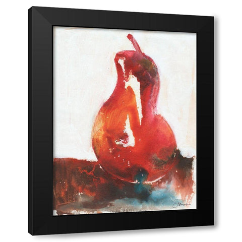 Optimistic I Black Modern Wood Framed Art Print by Combs, Joyce