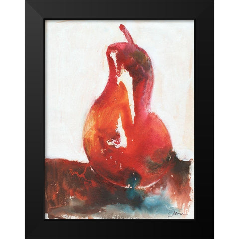 Optimistic I Black Modern Wood Framed Art Print by Combs, Joyce