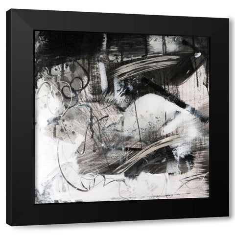 Contemporary II Black Modern Wood Framed Art Print by Combs, Joyce