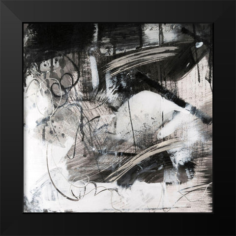 Contemporary II Black Modern Wood Framed Art Print by Combs, Joyce