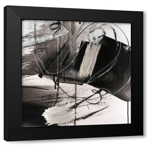 Contemporary III Black Modern Wood Framed Art Print by Combs, Joyce