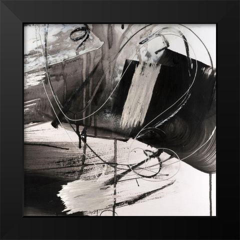Contemporary III Black Modern Wood Framed Art Print by Combs, Joyce