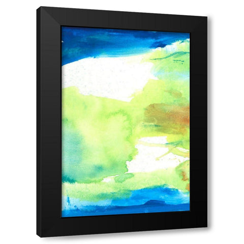 Southern Bliss I Black Modern Wood Framed Art Print by Combs, Joyce
