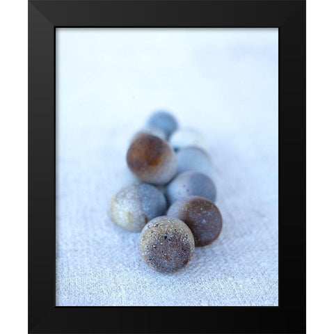 Eggs on Linen Black Modern Wood Framed Art Print by Soderman, Tania